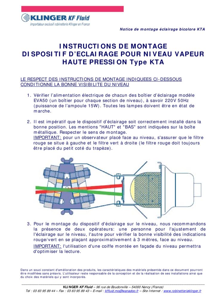 thumbnail of KLINGER INDICATEURS DE NIVEAU-robinetteries 2